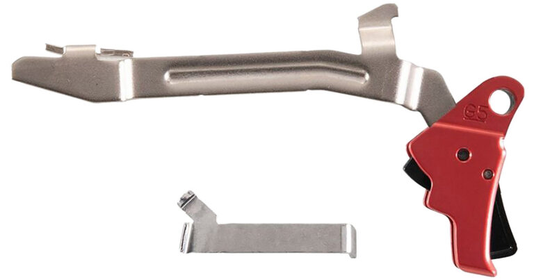 Apex Tactical 102156 Action Enhancement Red Drop-in Trigger, Compatible w/Glock 17/19/19X/26/34/45 Gen5