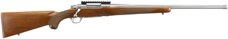 RUGER HAWKEYE HUNTER 6.5CM 22" STS THRDED BBL, AMERICAN WALNUT 4RD
