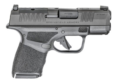 Springfield Armory HC9319BOSP Hellcat OSP Micro Compact 9mm Luger 13+1 3″ Black Melonite Steel Barrel & Optic Ready/Serrated Slide, Black Polymer Frame w/Picatinny Rail, Adaptive Texture Grip