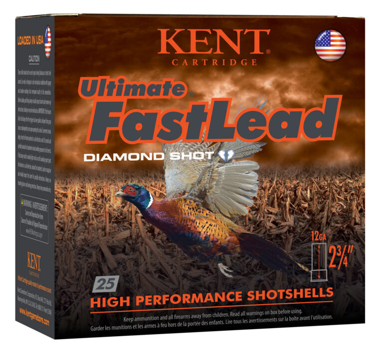 Kent Cartridge K122UFL404 Ultimate Fast Lead 12Gauge 2.75" 1 3/8oz 4Shot 25 Per Box/10 Case