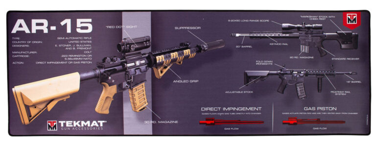 BECK TEK, LLC (TEKMAT) R44AR15WPD AR-15 Ultra Premium Cleaning Mat AR-15 Weapons