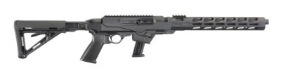 Ruger 19122 PC Carbine  9mm Luger 17+1 16.12″ Threaded/Fluted Barrel, Type III Hard Coat Anodized Aluminum Alloy Receiver, Adjustable Magpul MOE Stock, M-LOK Accessory Slots, Optics Ready
