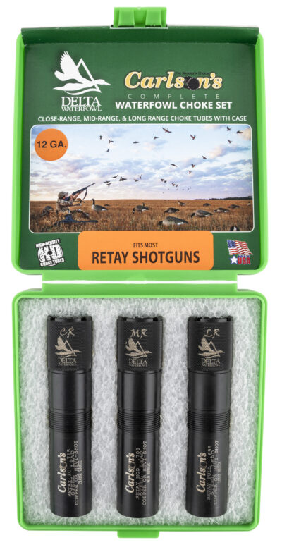 Carlson’s Choke Tubes 07779 Delta Waterfowl  Retay 12 Gauge Mid/Long/Close Range 17-4 Stainless Steel