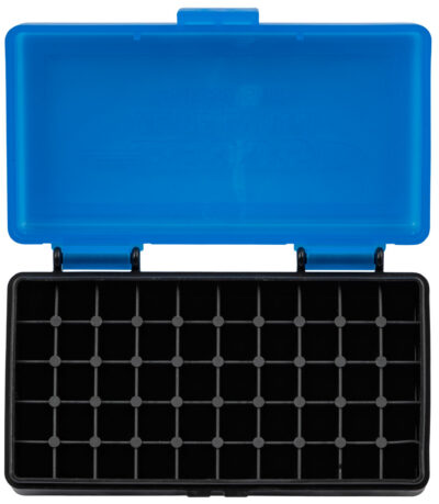 Berrys 401 Ammo Box 9mm Luger/380 ACP 50rd Blue/Black