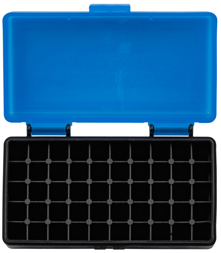 Berrys 401 Ammo Box 9mm Luger/380 ACP 50rd Blue/Black