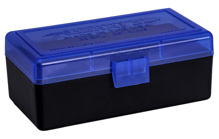 403 - .38/.357 Cal. 50rd Blue/Black ammo box