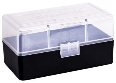 Berry’s 79462 Ammo Box  223Rem/5.56NATO Clear/Black Polypropylene 50rd