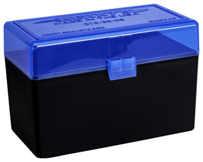 Berry’s 82467 Ammo Box  243/308Win Blue/Black Polypropylene 50rd