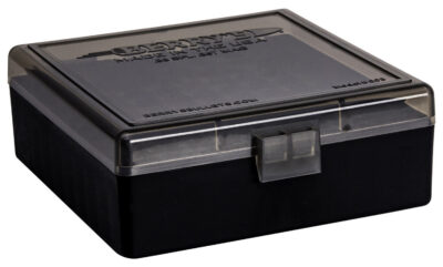 Berry’s 75321 Ammo Box  38Special/357Mag Smoke/Black Polypropylene 100rd
