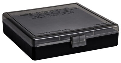 Berry’s 92199 Ammo Box  40S&W/45ACP Smoke/Black Polypropylene 100rd