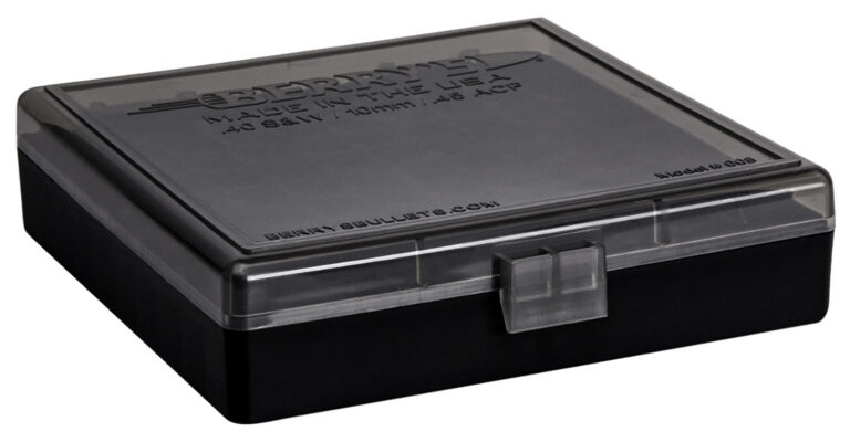 Berry's 92199 Ammo Box 40S&W/45ACP Smoke/Black Polypropylene 100rd