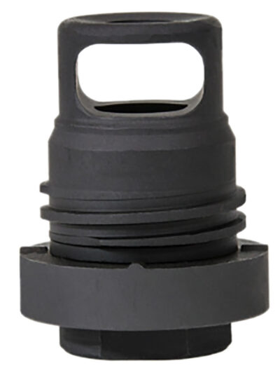 Yankee Hill 3102-1MB-24A Mini Phantom Q.D. Muzzle Brake Black Melonite Steel with 5/8″-24 tpi Threads & 1.60″ OAL for 30 Cal AR-Platform