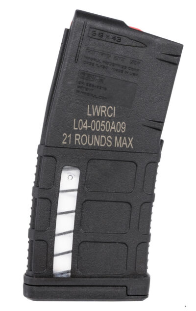 LWRC 200-0123A01 PMAG  6.8 SPC SIX8 20rd Black Detachable