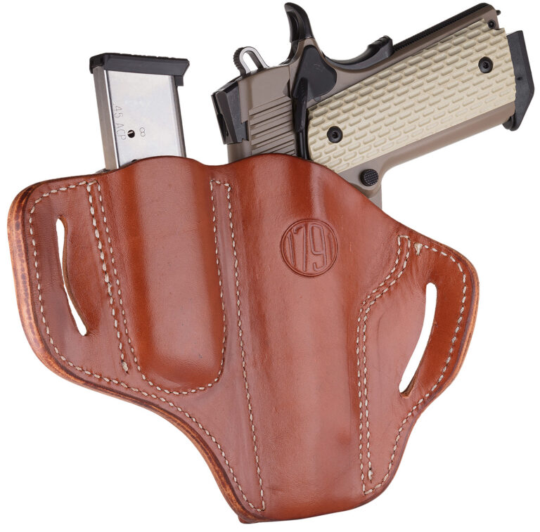 1791 Gunleather BH1M1CBRR BH1M1  Classic Brown Leather OWB Browning Hi-Power/Col