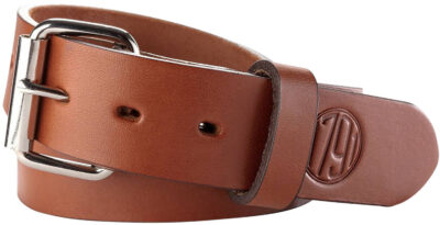 1791 Gunleather BLT013236CBRA 01  Gun Belt Classic Brown Leather 32/36 1.50″ Wide Buckle Closure