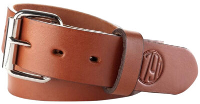 1791 Gunleather BLT014044CBRA 01  Gun Belt Classic Brown Leather 40/44 1.50″ Wide Buckle Closure