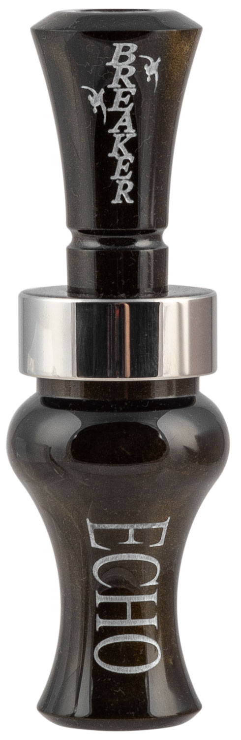 Echo Calls 78909 Breaker Single Reed Mallard Hen Sounds Attracts Ducks Black Gold Pearl Acrylic