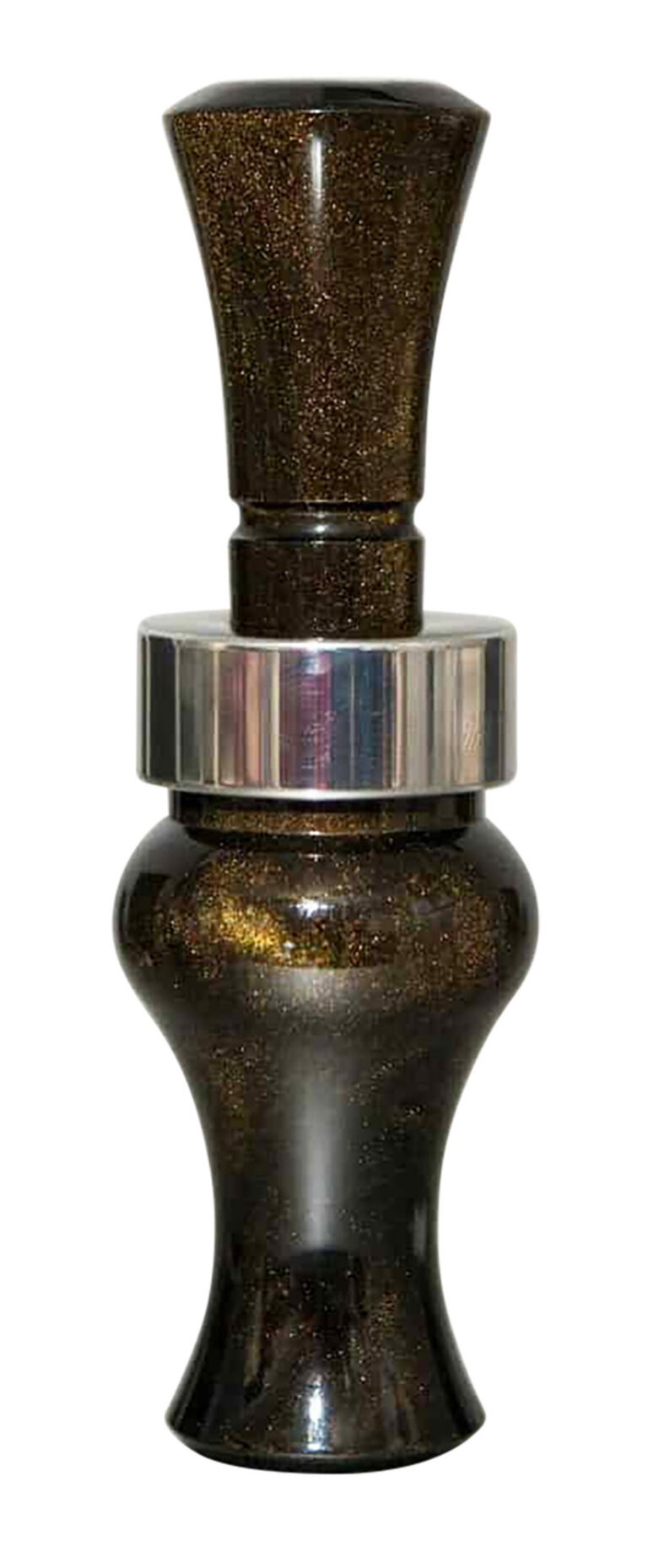 Echo Calls 78905 Meat Hanger Double Reed Mallard Sounds Attracts Ducks Black Gold Pearl Acrylic