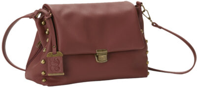 Bulldog BDP072 Convertible Hobo/Crossbody Style Purse Rust Shoulder Ambidextrous