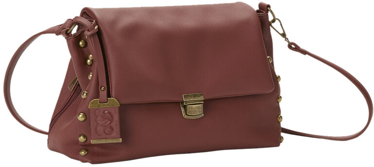 Bulldog BDP072 Convertible Hobo/Crossbody Style Purse Rust Shoulder Ambidextrous