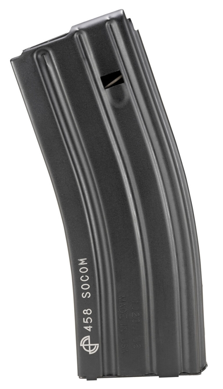 DuraMag 1058041175CPD SS 10rd 458 SOCOM for AR-15 Black w/ Black Follower Detachable