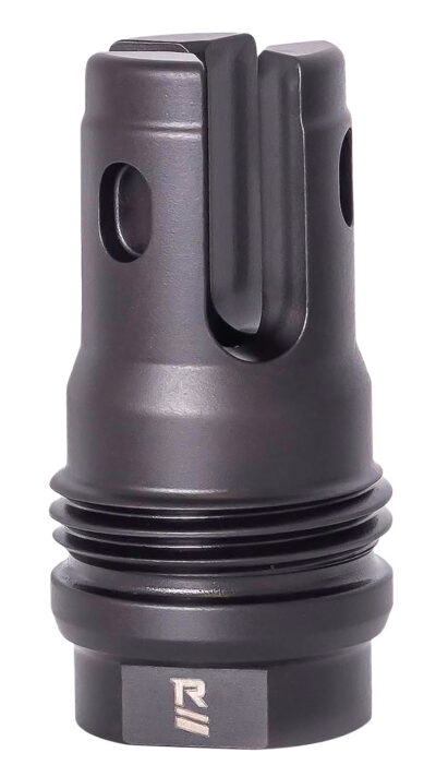 Rugged Suppressor FH006 R3 Flash Mitigation System Black with 3/4″-24 tpi Threads & 2.13″ OAL for 7.62mm Radiant762, Surge762, Razor762 & Micro30 Suppressors