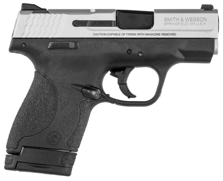 Smith & Wesson 13219 M&P 9 Shield 9mm Luger 3.10" 7+1 8+1 Black Satin Aluminum