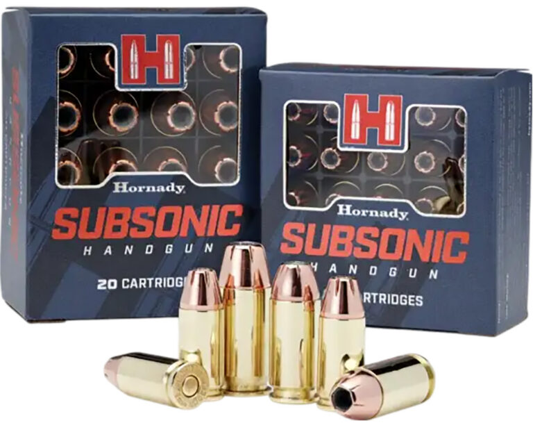 SUBSONIC HANDGUN 45 AUTO AMMO SUBSONIC 45 ACP 230GR XTP 20/BOX