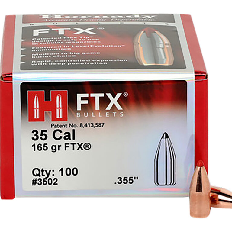 FTX 35 CALIBER (0.355'') BULLETS FTX 35 CALIBER (0.355'') 165GR POLYMER TIP 100/BOX
