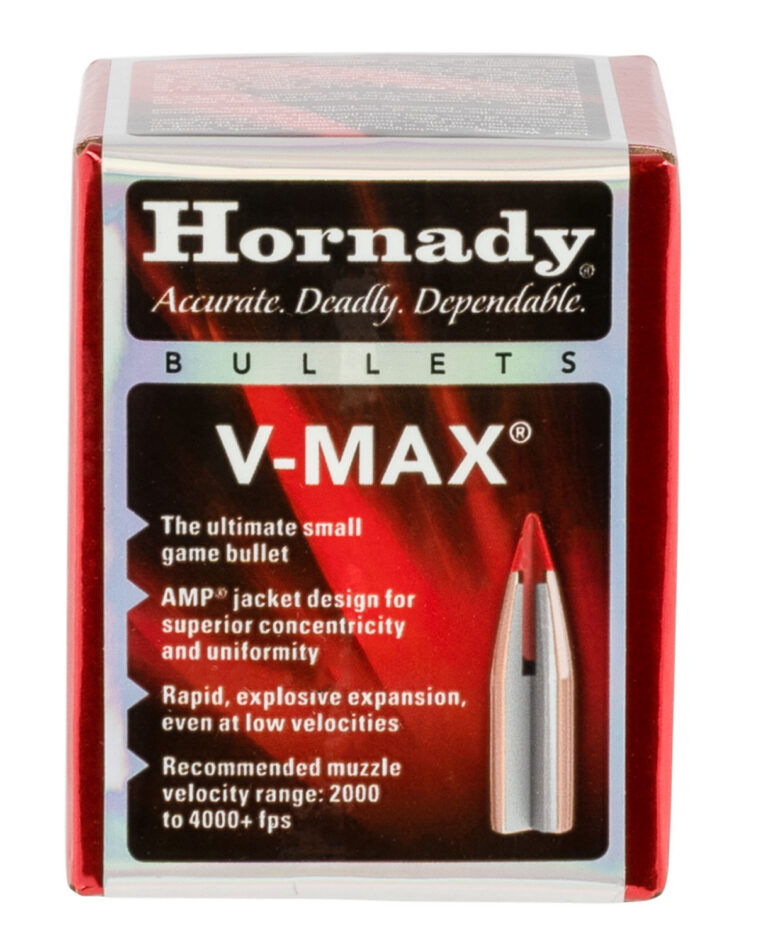 V-MAX 5.45 CALIBER (0.2215'') BULLETS V-MAX® 5.45MM (0.2215'') 60GR POLYMER TIP FLAT BASE 100/BOX