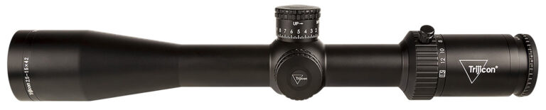 CREDO  HX 2.5-15X42MM SFP ILLUMINATED RIFLE SCOPE CREDO HX 2.5-15X42MM SFP ILLUM RED MOA CENTER DOT BLACK