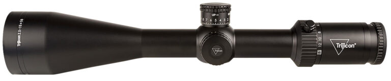 Trijicon 2900035 Credo HX Satin Black 2.5-15x56mm 30mm Tube LED Illuminated Red MOA Center Dot Reticle