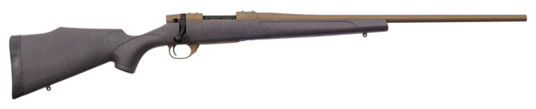 Weatherby VWB270NR4T Vanguard Weatherguard 270 Win 5+1 24" Black w/Bronze Webbin