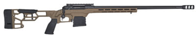 Savage Arms 57566 110 Precision 338 Lapua Mag 5+1 24″, Matte Black Rec/Barrel, Flat Dark Earth Cerakote MDT LSS XL Chassis, Polymer Grip