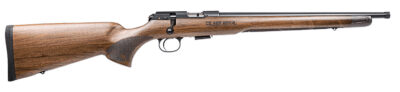CZ-USA 02370 CZ 457 Royal Full Size 22 LR 5+1 16.50″ Black Nitride Steel Threaded Barrel Black Nitride Steel Receiver Walnut Fixed American Style w/Decorative Forend Tip Stock Right Hand