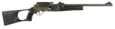 Rossi SCJT4510B Circuit Judge  45 Colt (LC) Caliber or 410 Gauge with 5rd Capacity, 18.50″ Barrel, Moss Green Cerakote Metal Finish & Black Fixed Thumbhole Stock Right Hand (Full Size)