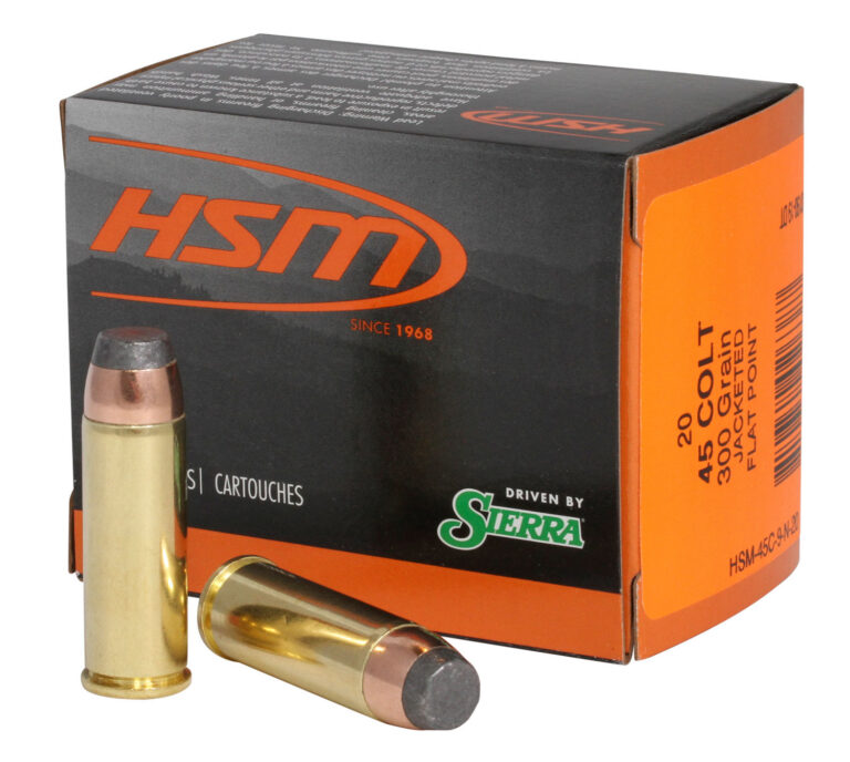 HSM 45C9N20 Pro Pistol 45 Colt 300 gr Jacketed Soft Point 20 Per Box/ 20 Case