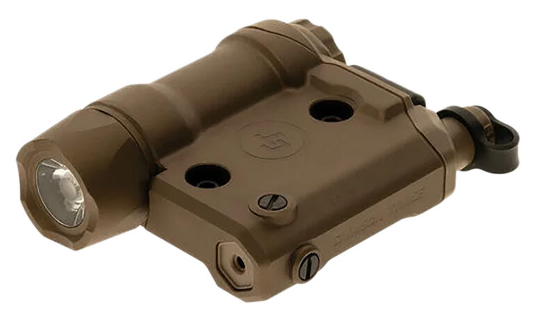 Crimson Trace 0100410 Rail Master Pro Tan Green Laser/White Light 5mW/1000 Lumens Output, 532nM Wavelength, Picatinny Rail Mount