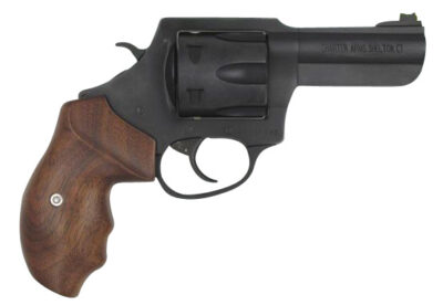 Charter Arms 63546 Professional  357 Mag 6 Shot, 3″ Black Nitride Steel Barrel, Cylinder & Frame w/Walnut Finger Grooved Grip