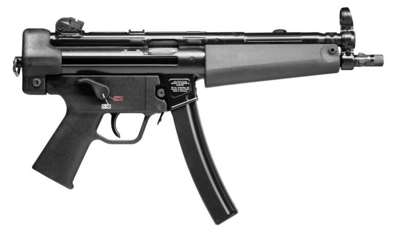 Heckler & Koch 81000477 SP5 9mm Luger 30+1 8.86" Black Steel Barrel, Black Aluminum Receiver, Black Polymer Grips