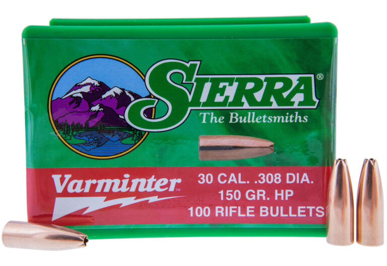 .30 Caliber/7.62mm (.308) 150 gr. HP Varminter 100 count bullets