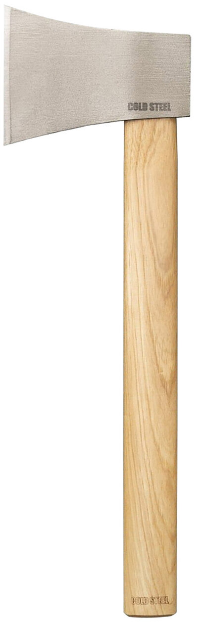 Cold Steel 90AXF Competition Throwing Axe 4″ Hatchet Plain 1055 Carbon Steel Blade American Hickory Handle 16″