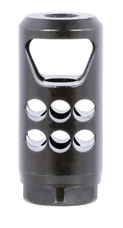 Ruger 90698 Hybrid Muzzle Brake Matte Black Steel 1/2″x28 Threads, 2.20″ OAL 1″ Diameter, 35 Cal