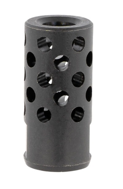 Ruger 90699 Radial Ported Muzzle Brake Black Oxide Steel 1/2″x28 Threads 1.75″ OAL .8″ Diameter, 35 Cal
