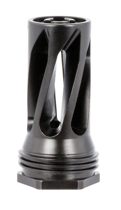 Huxwrx 1677 QD 556 Flash Hider Black with 1/2″-28 tpi Threads,  2.30″ OAL & 1.20″ Diameter for 5.56x45mm NATO AR-Platform