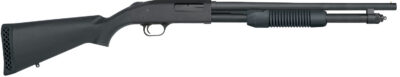 Mossberg 50698 590 Persuader 20 Gauge 6+1 3″ 18.50″ Cylinder Bore Barrel, Matte Blued Metal Finish, Drilled & Tapped Receiver, Synthetic Stock