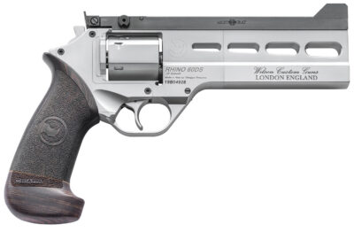 Chiappa Firearms 340302 Rhino Match Master 38 Special 6 Shot, 6″ Gray PVD Steel Vent Rib Barrel & Cylinder, Gray PVD Aluminum Frame, Black Hogue Micarta Grip, Exposed Hammer