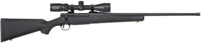Mossberg 28125 Patriot  7mm Rem Mag 3+1 24″ Black Right Hand with Vortex Crossfire II 3-9x40mm Scope