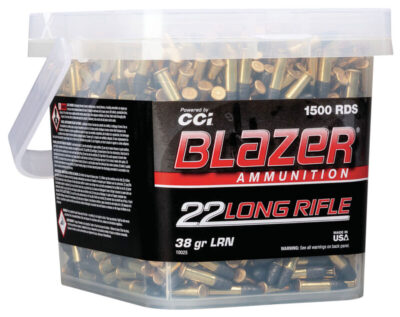 CCI 10025 Blazer  22 LR 38 gr Hollow Point (HP) 1500 Bx/ 1 Cs (Bucket)
