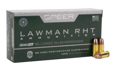Speer Ammo 53365 Lawman RHT 9mm Luger 100 gr Frangible 50 Bx/ 20 Cs